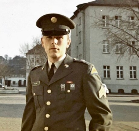 This is Joe's last day of service in the U.S. Army in 1967.